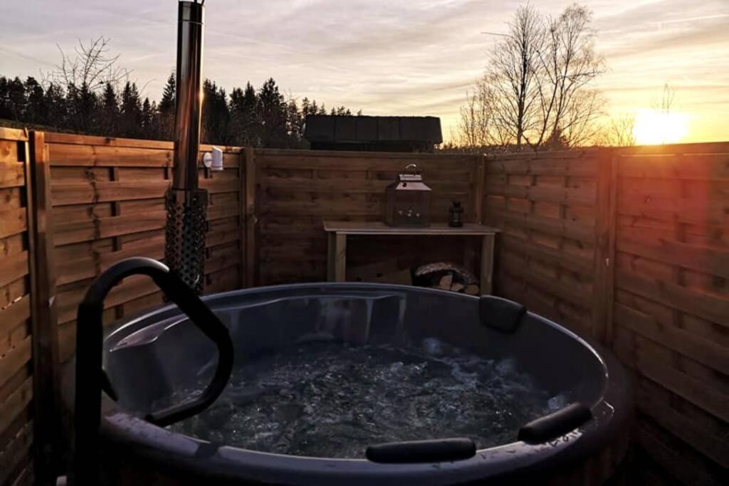 Ruhig Gelegene, Top Moderne Ferienwohnung - Hot Tub Und Sauna Gegen Aufpreis Neuhaus an Der Eger Экстерьер фото